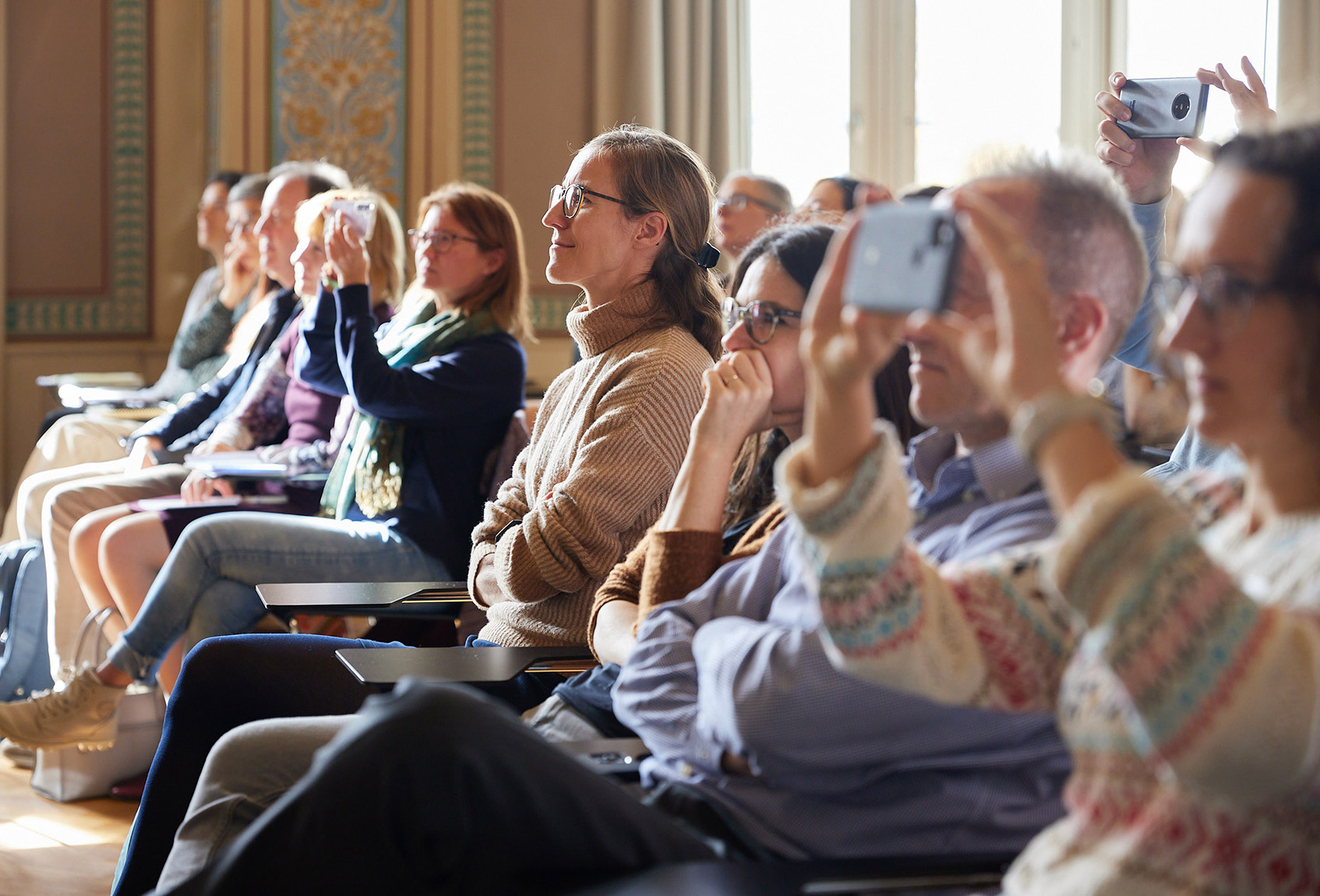 Publikum der Keynote «Teaching across disciplines» von Dr. Lucy Wenting, Universität Amsterdam.